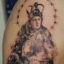 Virgen de Caacupe tattoo portrait