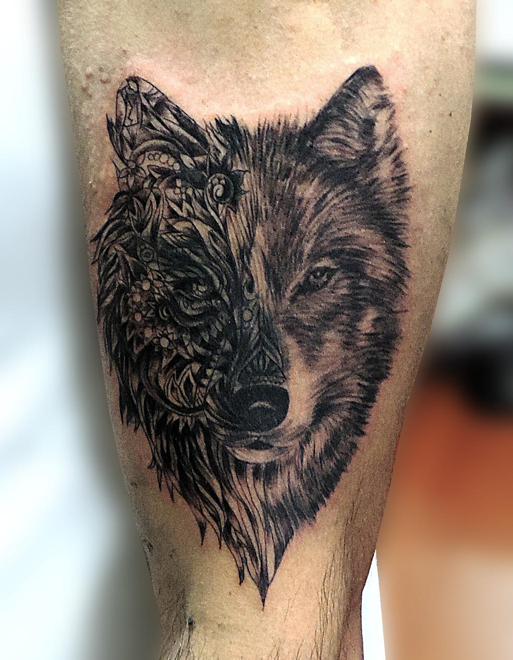 Wolf Mandala Tattoo by FacundoPereyra on DeviantArt