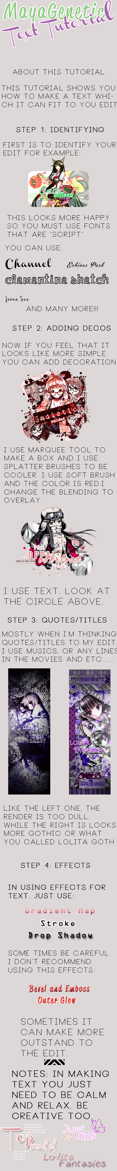 Text Tutorial