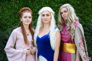 Sansa,Daenerys and Cersei Lannister