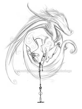 Fox Fire Lineart