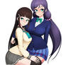 Dia and Nozomi