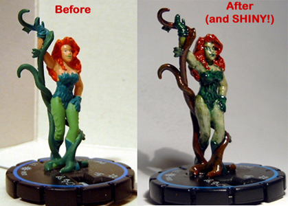 Repainted Poison Ivy Heroclix