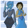[Fanart] Blue Lady Costume Swap