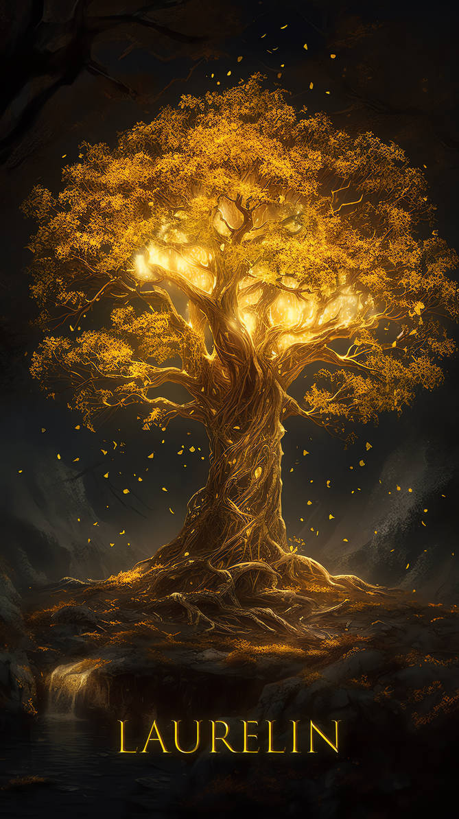 Laurelin, the majestic Tree of Gold by Mekphen on DeviantArt