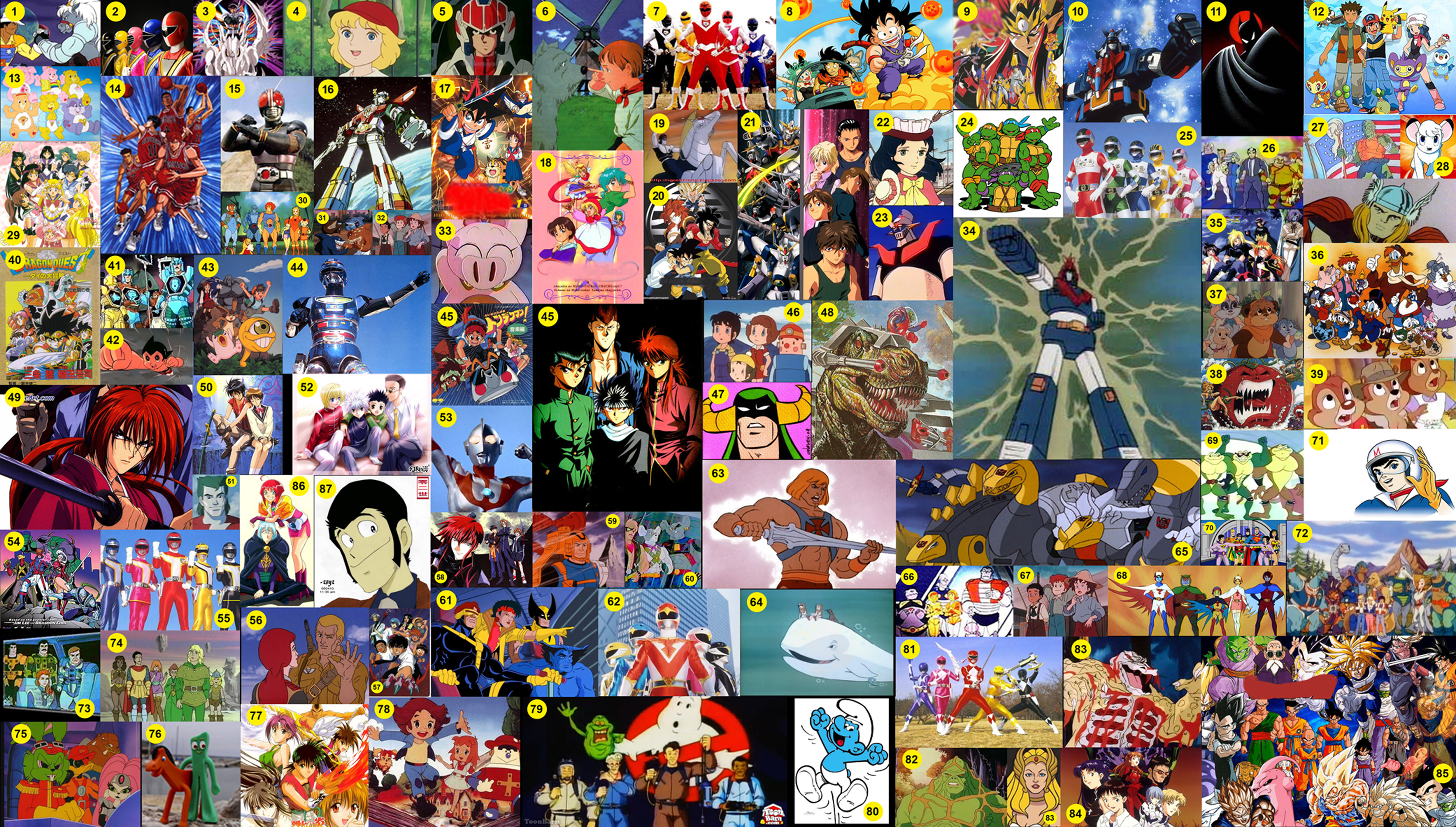 My collection of 80's-90's anime's, cartoons, etc by portpolyonamo1979 on  DeviantArt