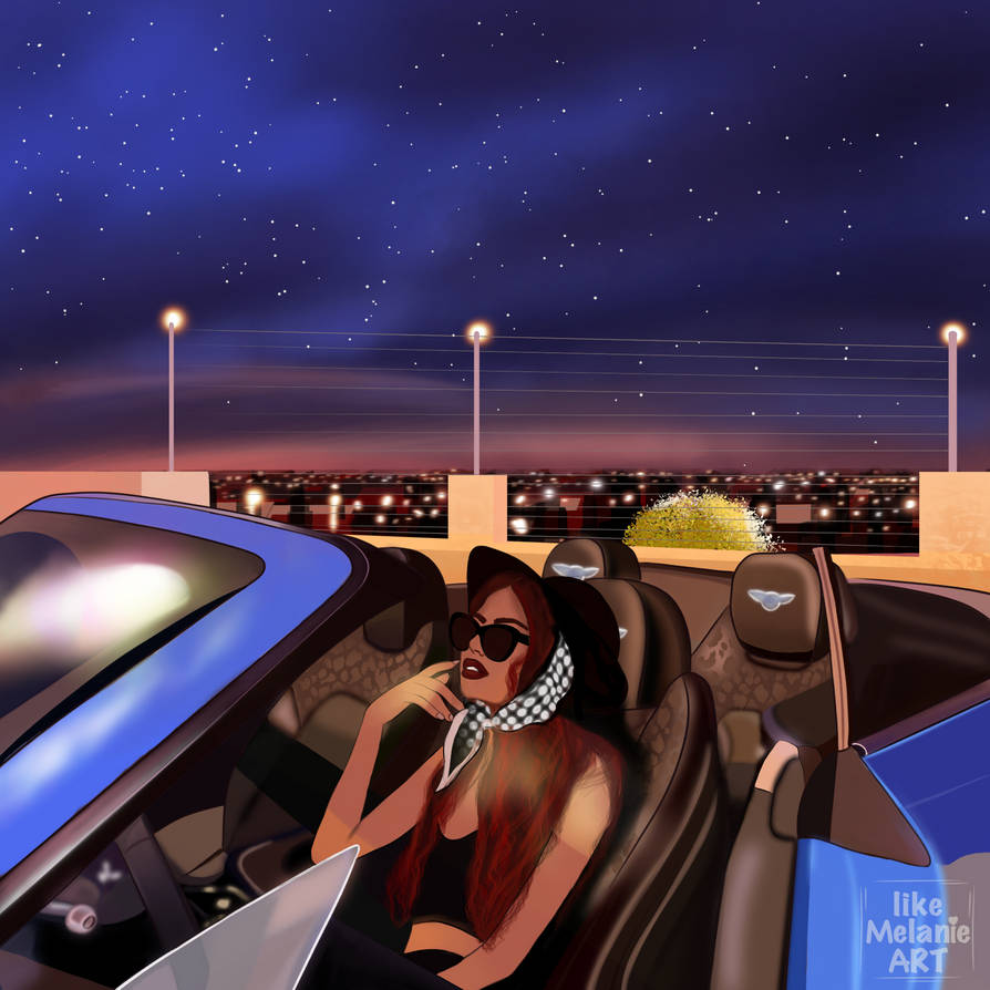 Deviantart Woman Car Girl in the car by Mellinaart on DeviantArt