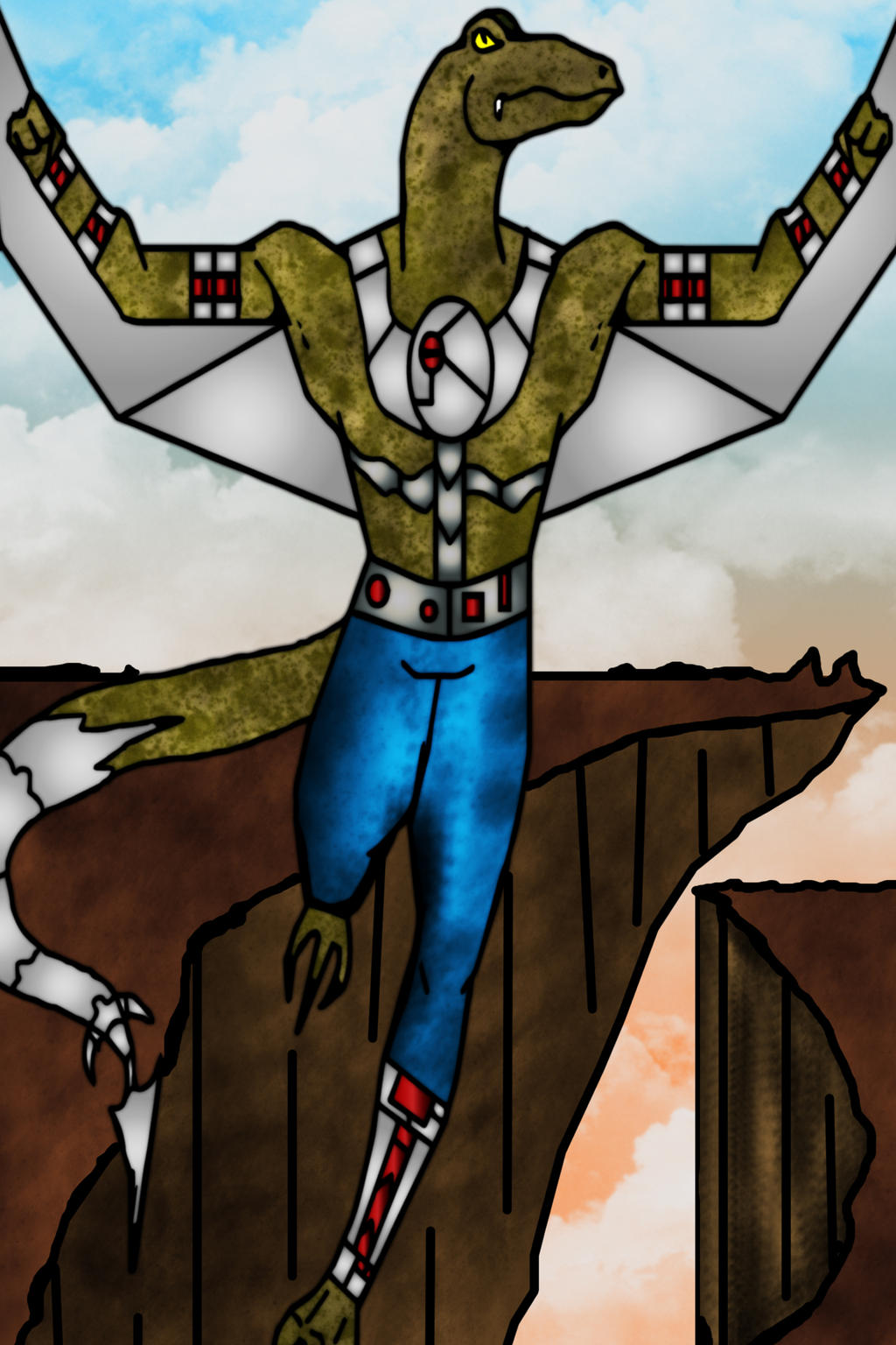 Lizard Mech mech flying Lizard by alexandrerafael23 on DeviantArt