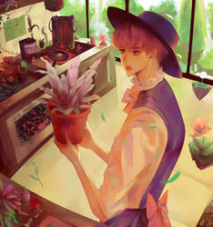 Secret Santa Plant Witch AU Jin