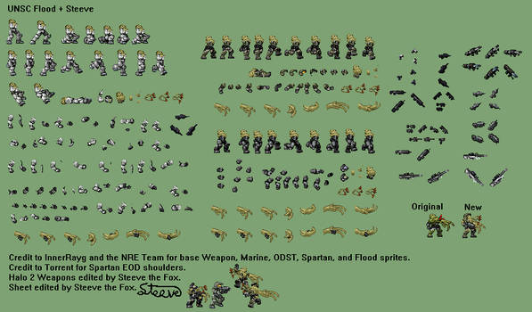 Compiled UNSC Flood + Steeve Redux Sheet