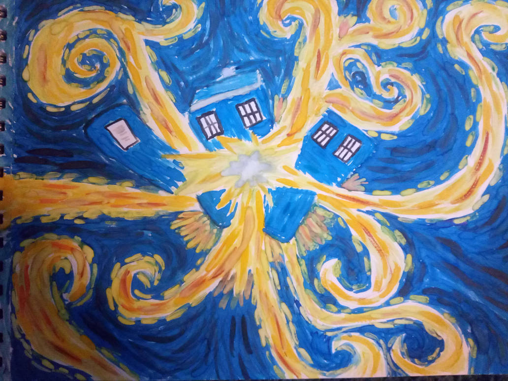 Exploding TARDIS by BlueRose2021 on DeviantArt
