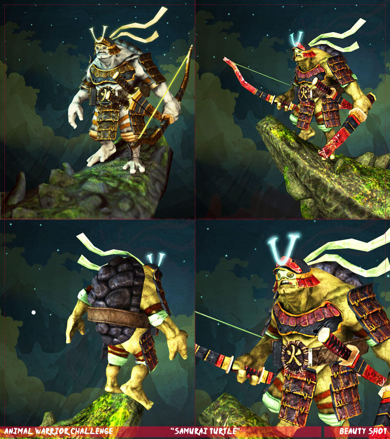 Samurai Turtle: Beauty Shot by Pogimonz on DeviantArt