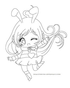 Miki - lineart