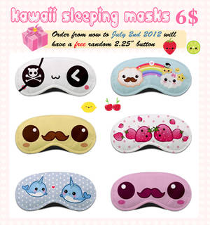 Kawaii sleeping masks