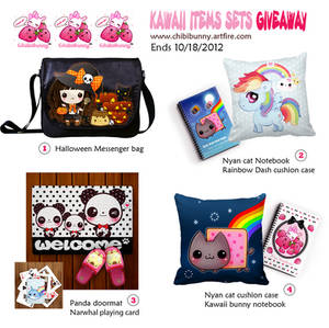 Kawaii items sets giveaway