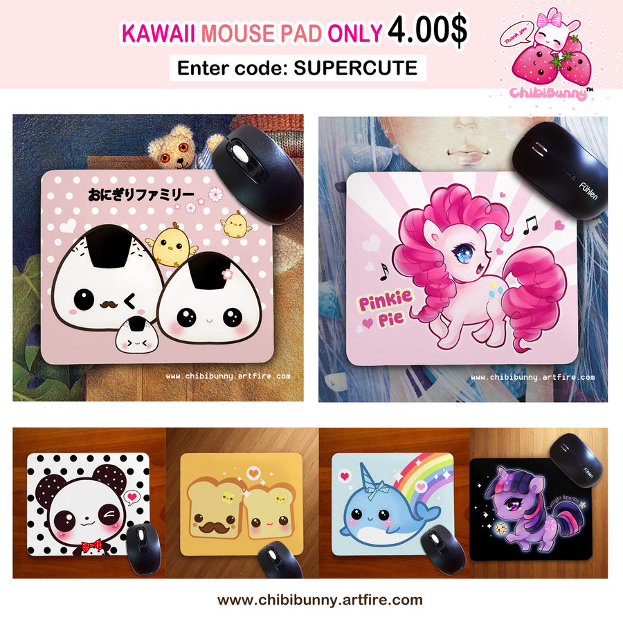 Kawaii mouse pads