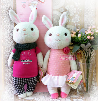 Cute bunny plushies