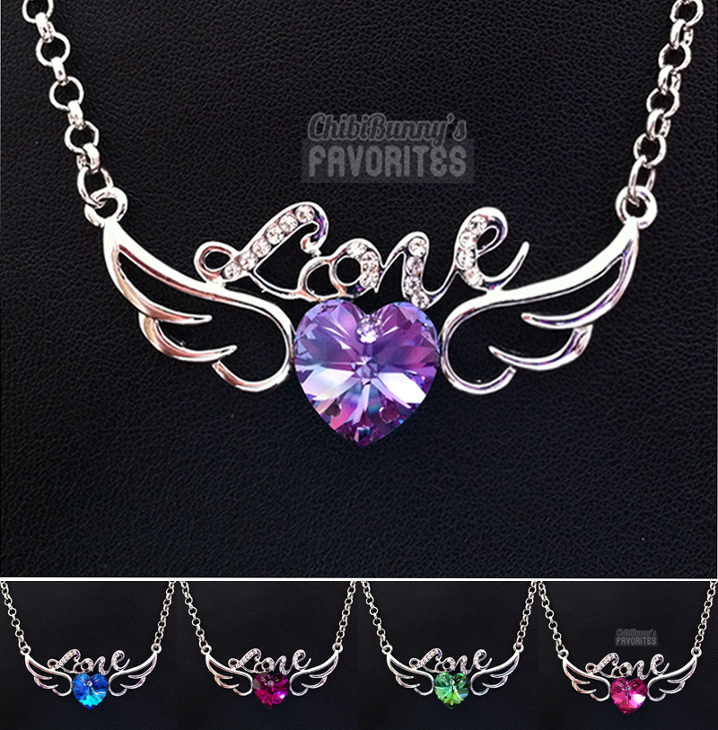 Angel's love - crystal necklaces