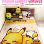 Cute Pikachu blanket giveaway