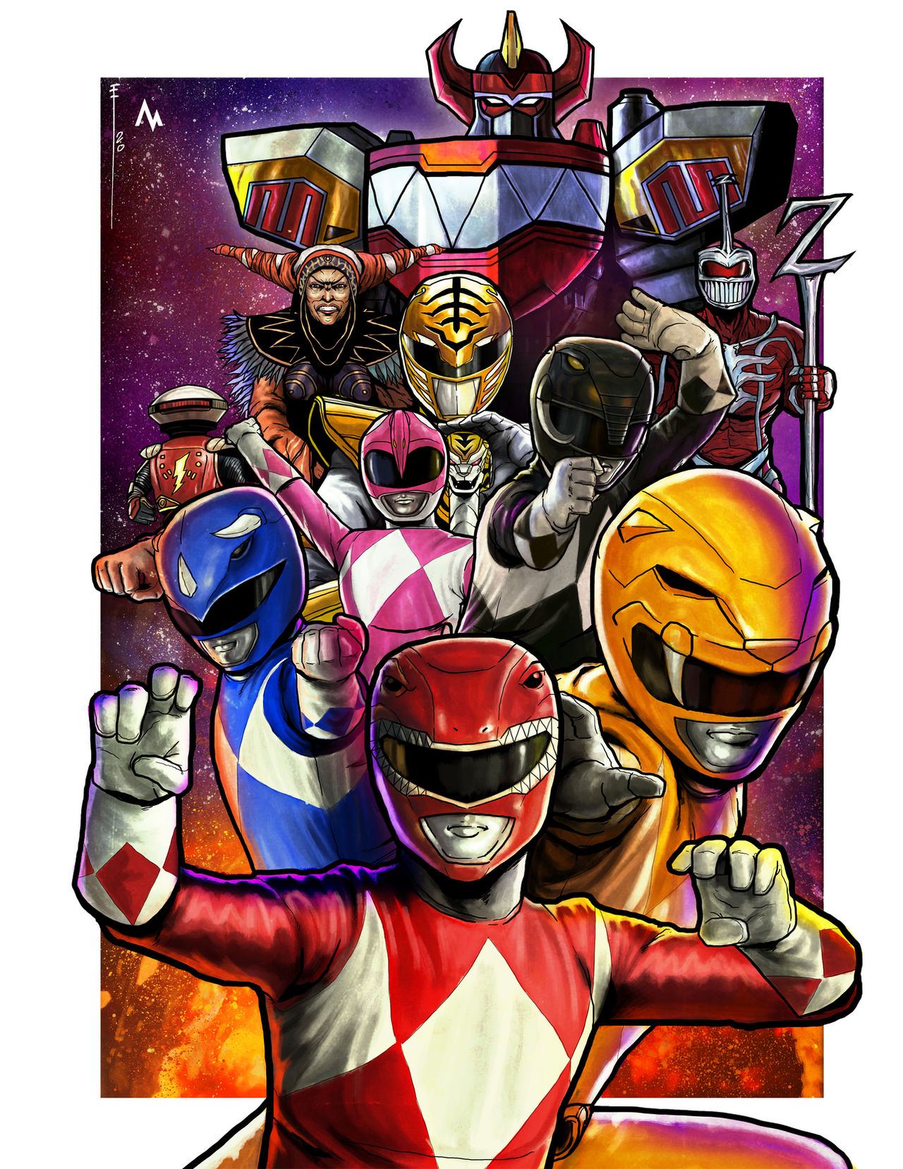 MIGHTY MORPHING POWER RANGERS fanart by emmanuelcenteno1993 on DeviantArt