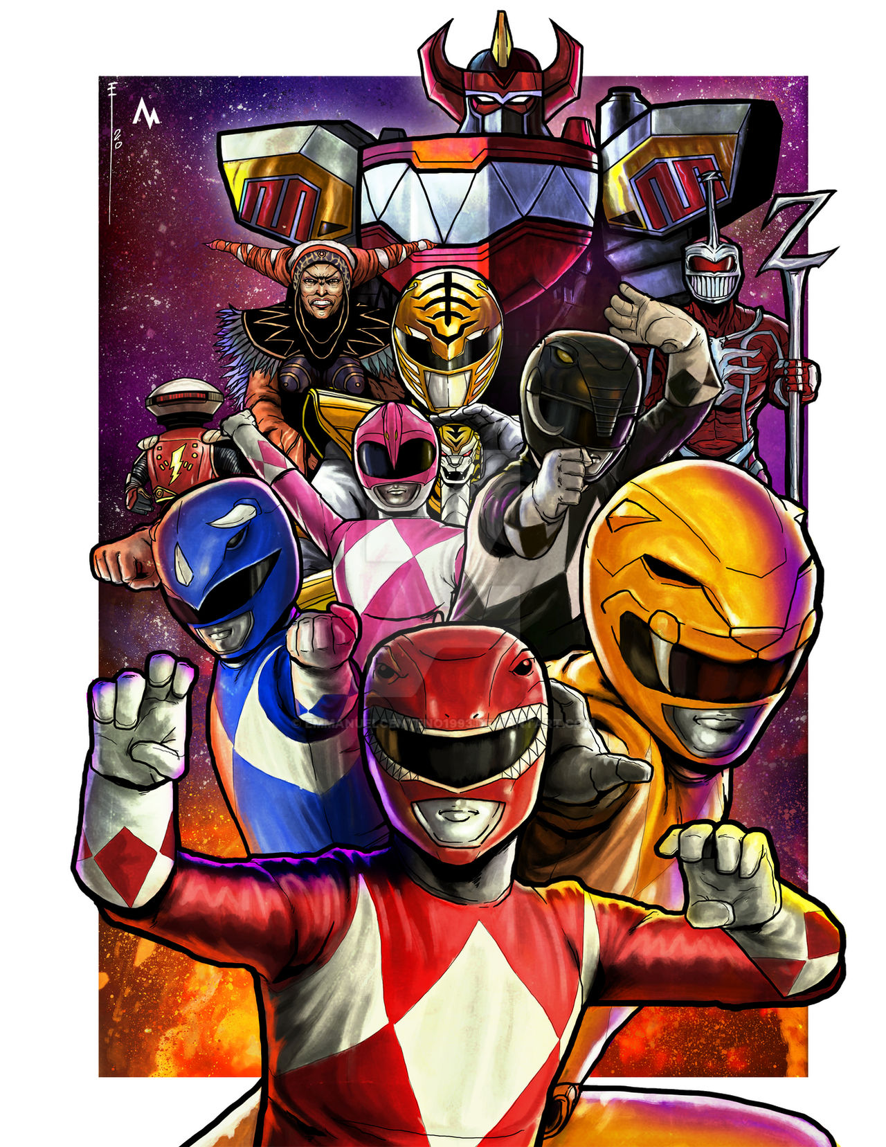 MIGHTY MORPHING POWER RANGERS fanart by emmanuelcenteno1993 on DeviantArt
