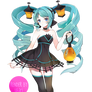 Hatsune Miku halloween render