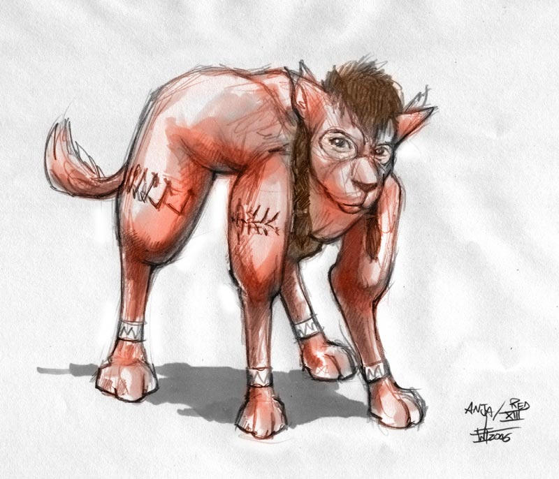 Red 12 Deviantart Red XIII - Costume 2 by veterinarian on DeviantArt