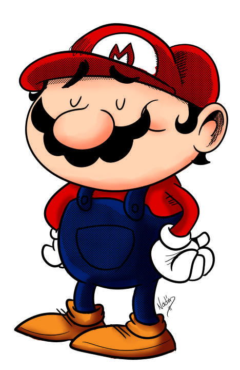 Mario Butoon Cartoon Mario Bross by 57r1f3r on DeviantArt