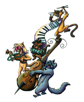 Scat Cat's Band by KaeMcSpadden