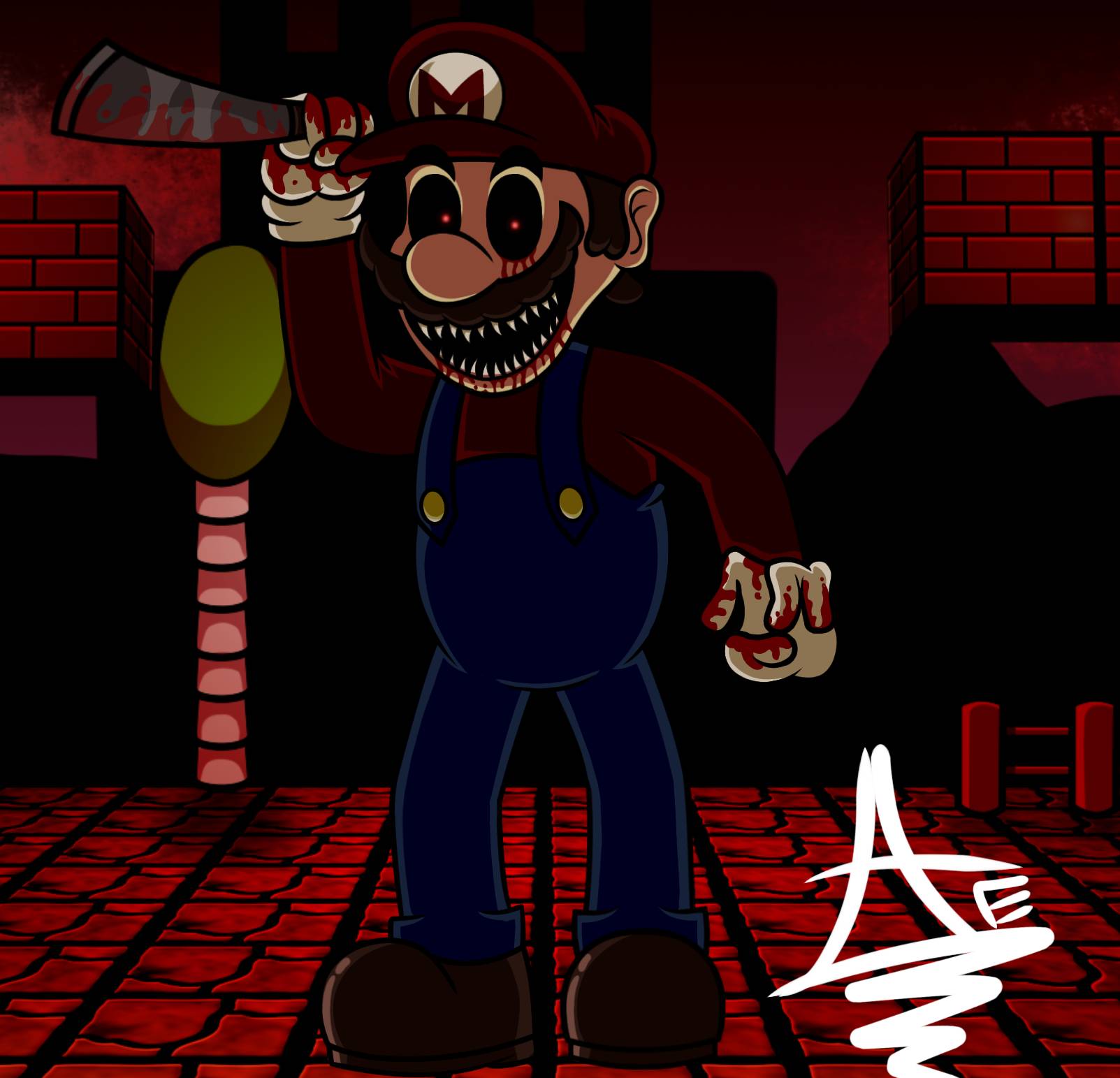 Mario Exescript Mario.exe by Angelepic on DeviantArt