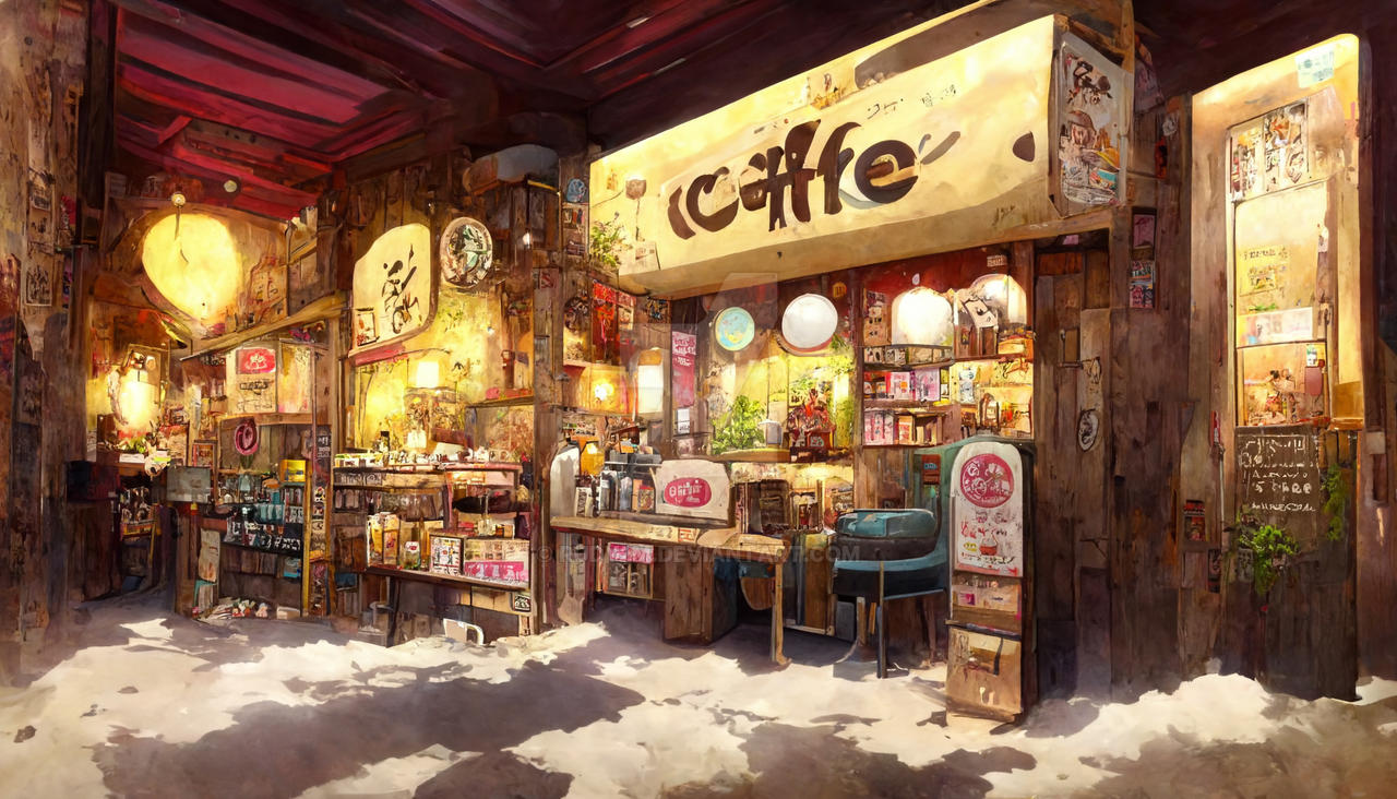 Cozy Cafe by rudy2m on DeviantArt