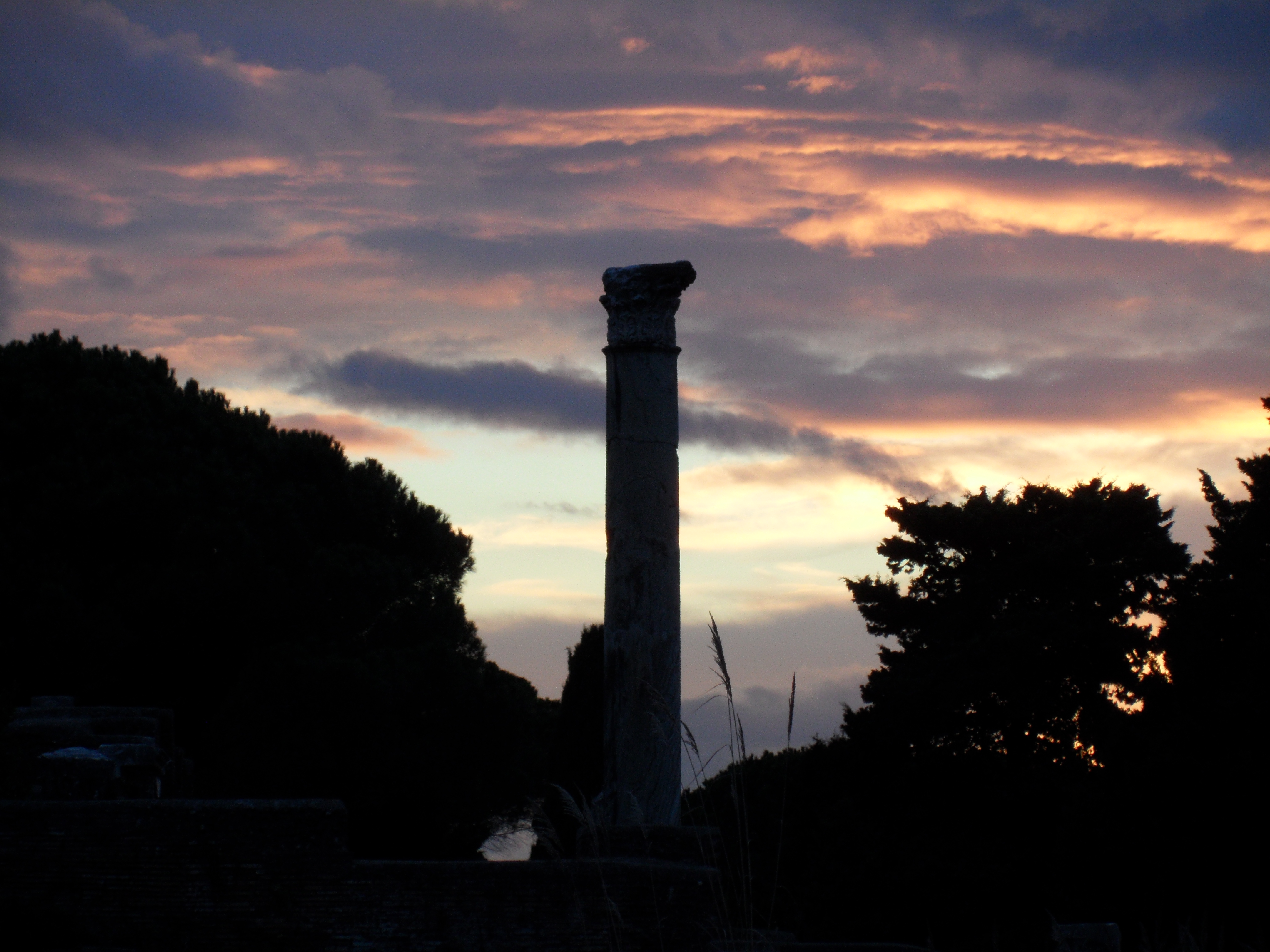 Ostia: Sunset Clouds