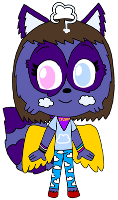 Cloudie (Me) In Chibiverse/Chibi Tiny Tales Style