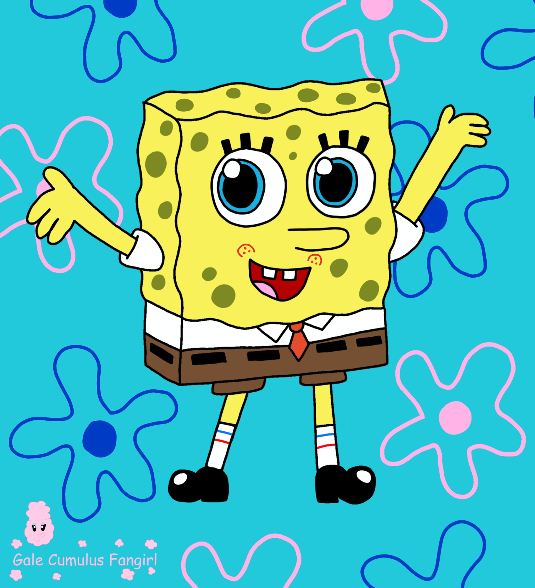 Who lives in a pineapple under the sea?