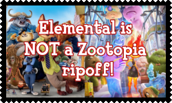 Elemental/Zootopia stamp