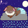 Dozy water tail Eevee