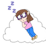 Becca's cloudy nap