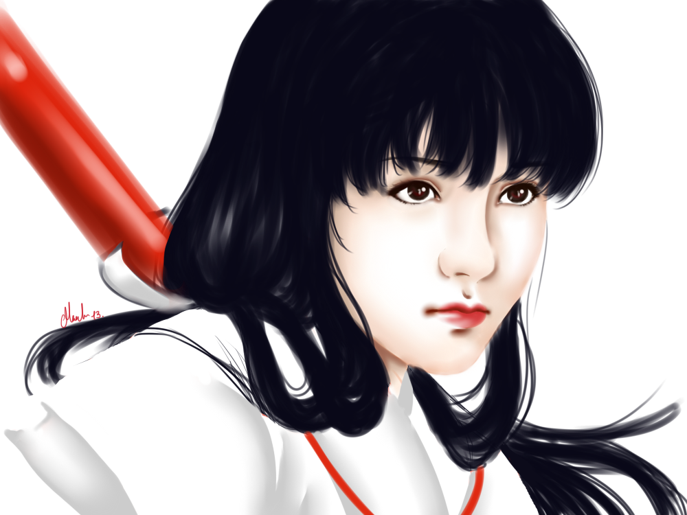 Realistic Kikyo Sketch