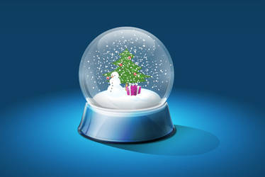 Prev Snow GlobeSnow Globe PSD