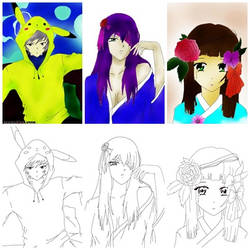 My Favorite OCs I made ^_^