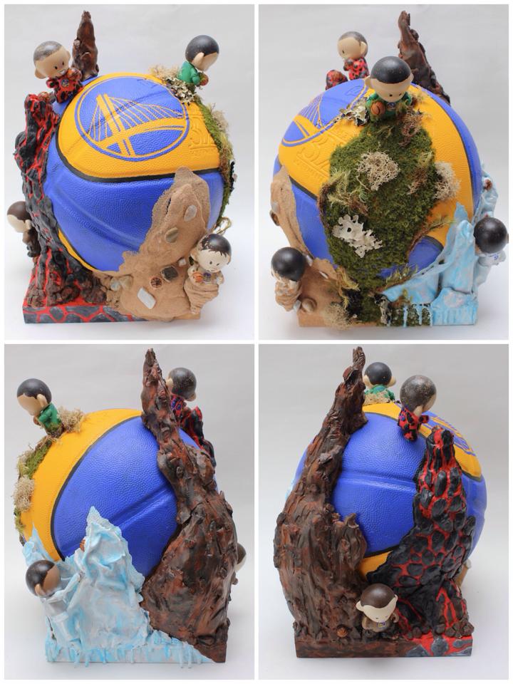 Golden State Warriors Sculpture and Micromunnies