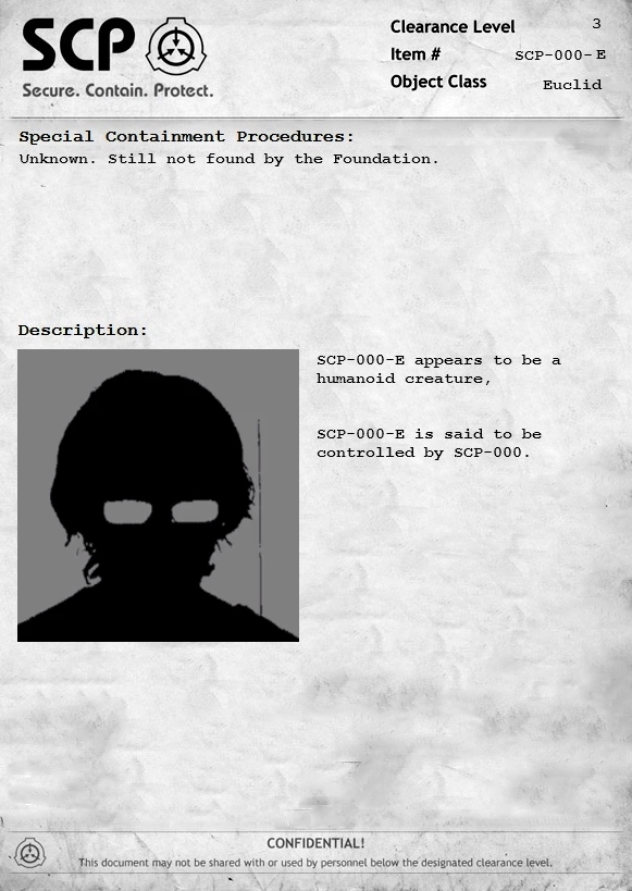 Scp Document Scp 000 E The Observer By Darthvaderxsnips On Deviantart.