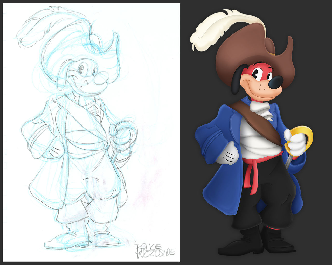 Toontown 2.0 Dog Pirate Render