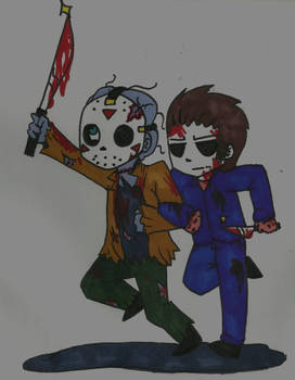 Jason Voorhees and Michael Myers Best friends!