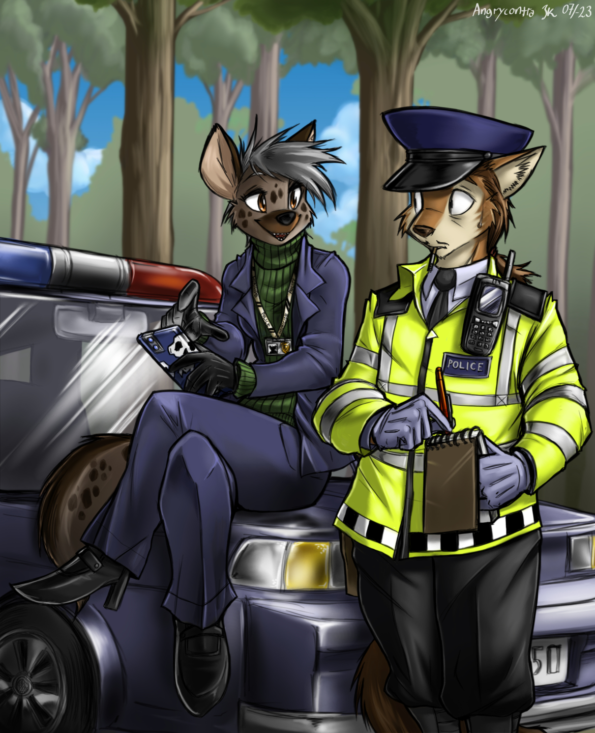 Rookie detective and police officer by angrycontra on DeviantArt
