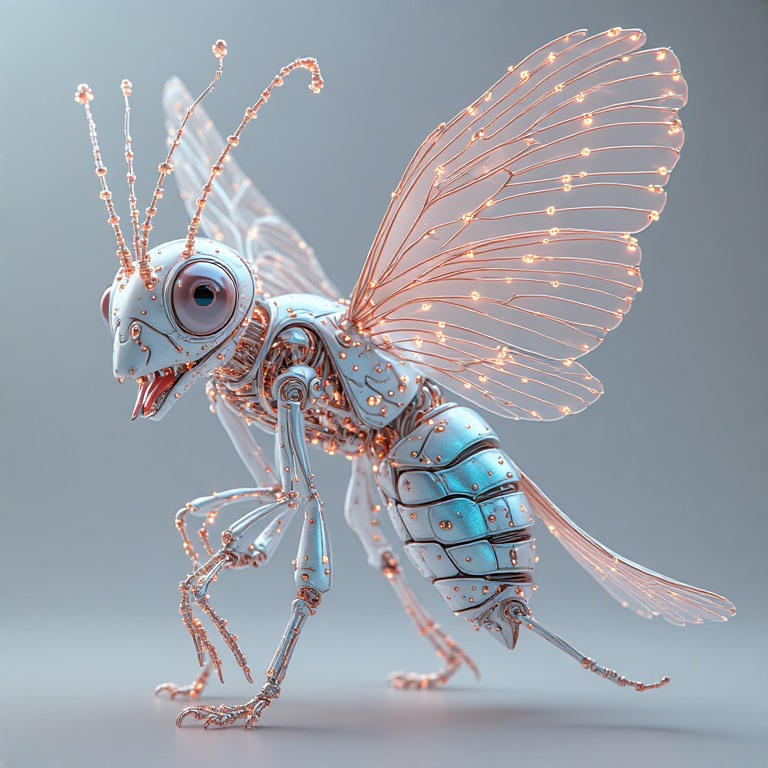 Robot Insect Face Robot Insect by LustfulBrush on DeviantArt