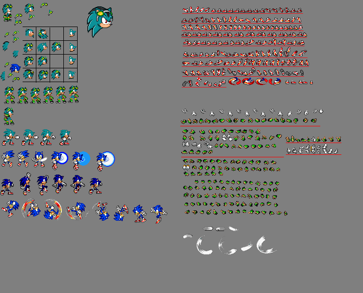 New Nico sprite sheet w.i.p