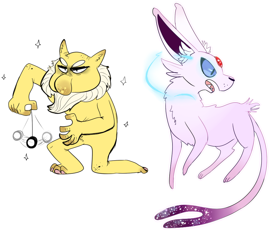 Espeon and Hypno