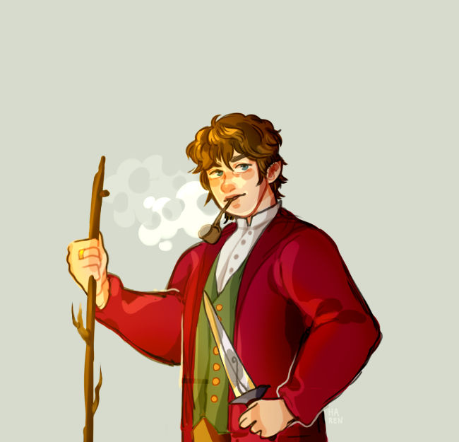 bilbo baggins sketch by laharen on DeviantArt