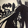 Batman Doodlin at Work